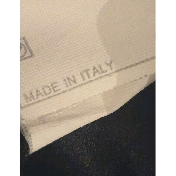 Michael Kors Collection Silk Wool Dress Pants Women's 10 Black Made In Italy - Picture 6 of 6